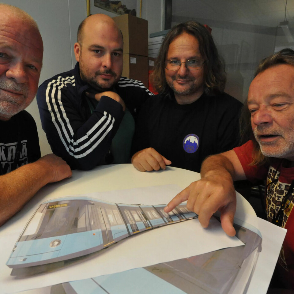 TRIKEN VÅR: Denne blir framtiden i Oslos gater, og de er overbevist om at det er riktig valg: Rune Aasen, Thomas Stave, Raymond Lorentzen og Ola Floberghagen. TRIKEN VÅR: Denne blir framtiden i Oslos gater, og de er overbevist om at det er riktig valg: Rune Aasen, Thomas Stave, Raymond Lorentzen og Ola Floberghagen.