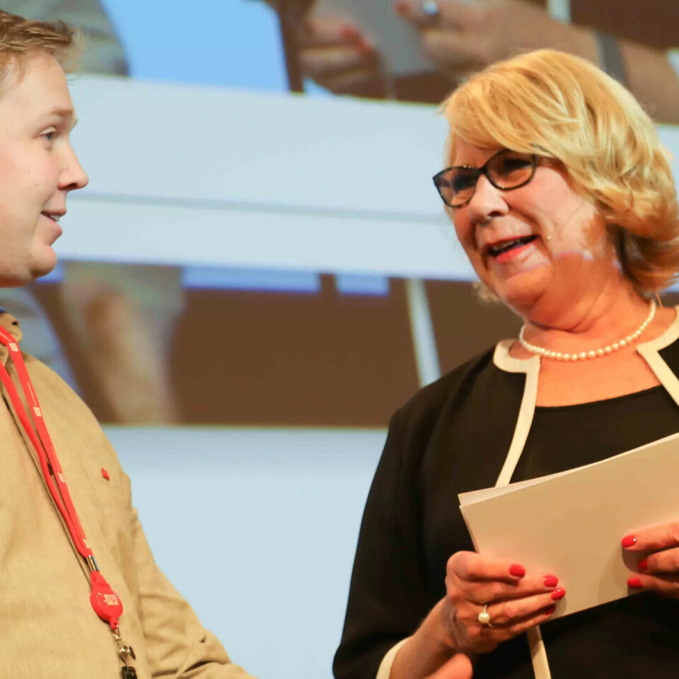 ORGANISERING: Vi må jobbe hardere for å organisere ungdom, svarte Mats Monsen da Anne Grosvold spurte hva han var mest opptatt av. ORGANISERING: Vi må jobbe hardere for å organisere ungdom, svarte Mats Monsen da Anne Grosvold spurte hva han var mest opptatt av.