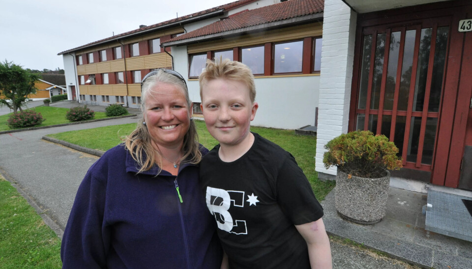 TØFF: – Jeg er her for å bli tøffere, sier Joacim. Mamma Silje sier at det har vært tre tøffe år siden ulykken. TØFF: – Jeg er her for å bli tøffere, sier Joacim. Mamma Silje sier at det har vært tre tøffe år siden ulykken.