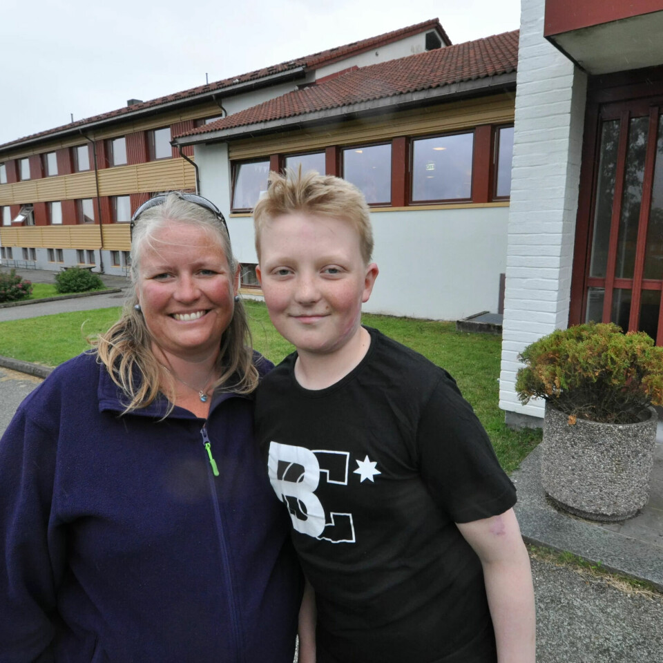 TØFF: – Jeg er her for å bli tøffere, sier Joacim. Mamma Silje sier at det har vært tre tøffe år siden ulykken. TØFF: – Jeg er her for å bli tøffere, sier Joacim. Mamma Silje sier at det har vært tre tøffe år siden ulykken.