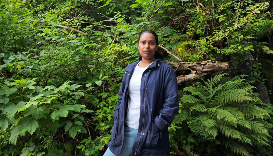 ALLTID UTE PÅ TUR: Etter at Dilani Johnson Collin kom ut fra kirkeasyl i Finnsnes kirke for snart to år siden, har hun gått mye på tur. Hver dag. Det hjelper på tunge dager nå som staten krever familien for saksomkostninger på nesten en halv million kroner. ALLTID UTE PÅ TUR: Etter at Dilani Johnson Collin kom ut fra kirkeasyl i Finnsnes kirke for snart to år siden, har hun gått mye på tur. Hver dag. Det hjelper på tunge dager nå som staten krever familien for saksomkostninger på nesten en halv million kroner.