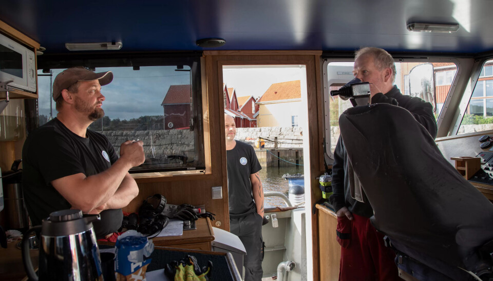 TRESPANN: Bård-Henrik Vikerheim, Denys Khoroshyi og Steinar Andreassen. TRESPANN: Bård-Henrik Vikerheim, Denys Khoroshyi og Steinar Andreassen.