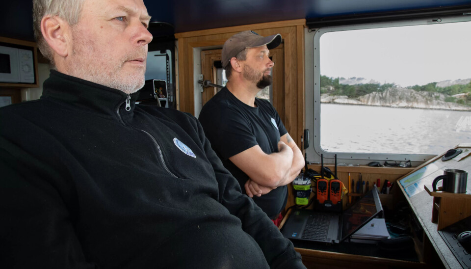 TOSPANN: Bård-Henrik Vikerheim og Steinar Andreassen veksler på å være skipper og matros. TOSPANN: Bård-Henrik Vikerheim og Steinar Andreassen veksler på å være skipper og matros.