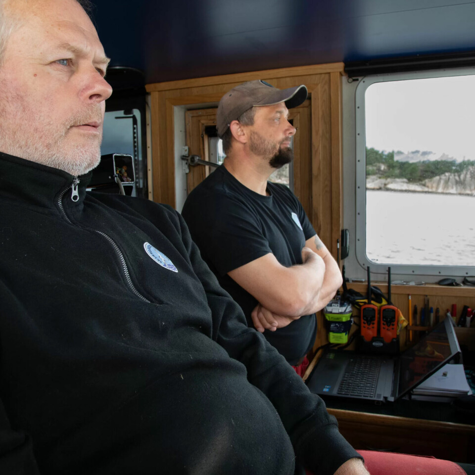 TOSPANN: Bård-Henrik Vikerheim og Steinar Andreassen veksler på å være skipper og matros. TOSPANN: Bård-Henrik Vikerheim og Steinar Andreassen veksler på å være skipper og matros.