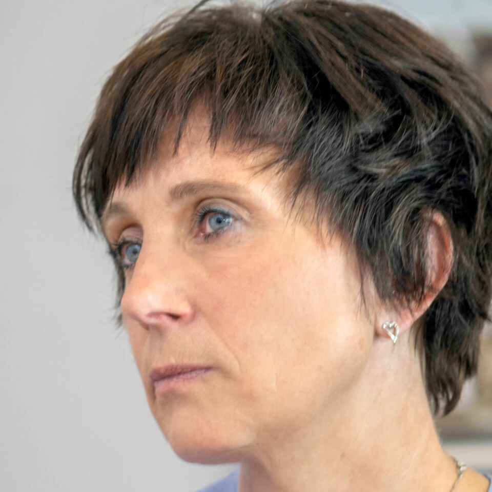 Hjelpepleier Ann-Siri Sjåholm Verpeide. Hjelpepleier Ann-Siri Sjåholm Verpeide.