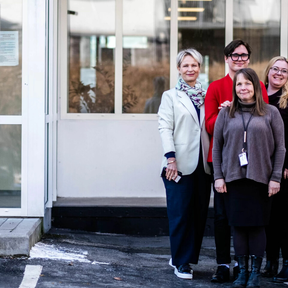 – Nav Sagene har stolte tradisjoner for sosialt arbeid, sier leder Ann Kristin Tveøy (t.v.), her med medarbeiderne Alice Sletbak, Julian Slettaøien, Ida Kristine Brodersen, Vera van Djik – Nav Sagene har stolte tradisjoner for sosialt arbeid, sier leder Ann Kristin Tveøy (t.v.), her med medarbeiderne Alice Sletbak, Julian Slettaøien, Ida Kristine Brodersen, Vera van Djik