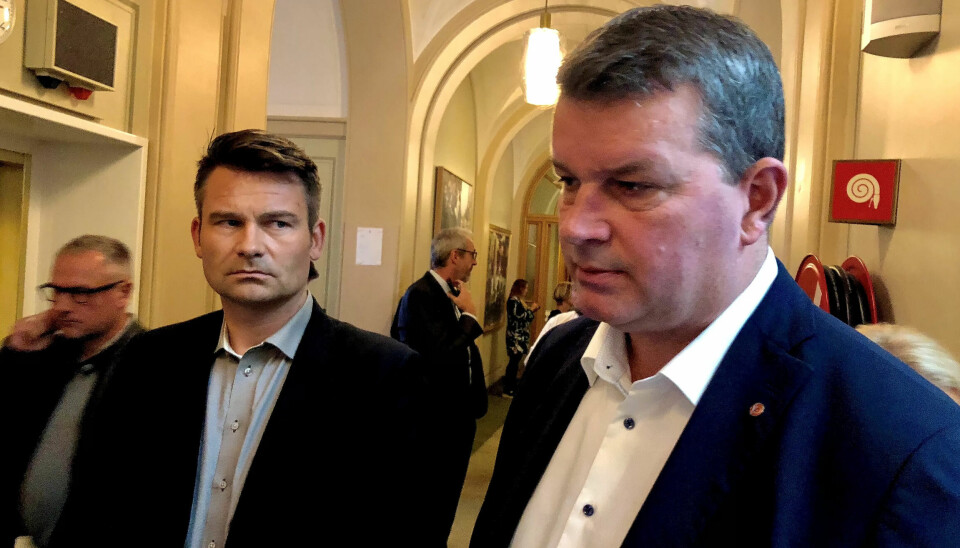 LO-sjef Hans-Christian Gabrielsen. LO-sjef Hans-Christian Gabrielsen.
