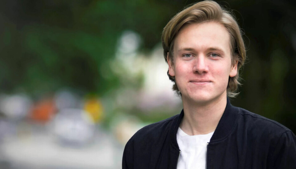 Sondre Hansmark, leder i Unge Venstre. Sondre Hansmark, leder i Unge Venstre.