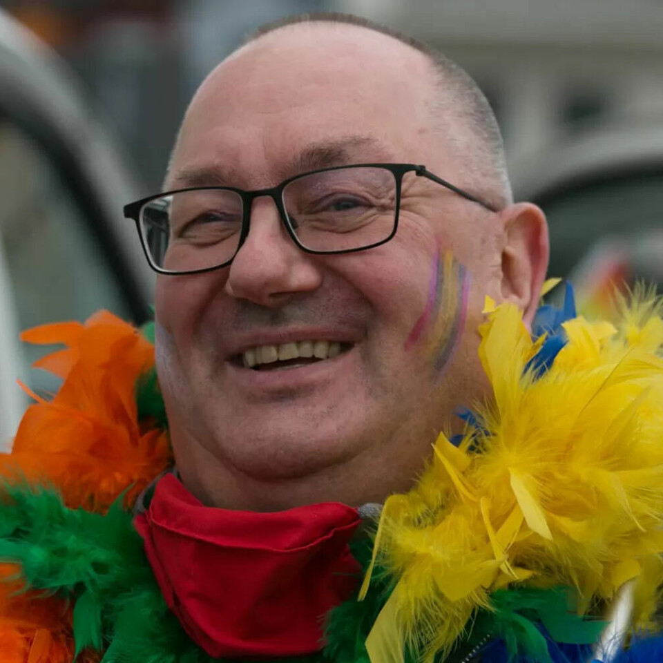 Lykkelig, fri og organisert: Knut Harald Eriksen mener Fagforbundet og LO gjør en kjempejobb for mangfold. Her deltar homoaktivisten i Barents Pride-festivalen i 2017. Lykkelig, fri og organisert: Knut Harald Eriksen mener Fagforbundet og LO gjør en kjempejobb for mangfold. Her deltar homoaktivisten i Barents Pride-festivalen i 2017.