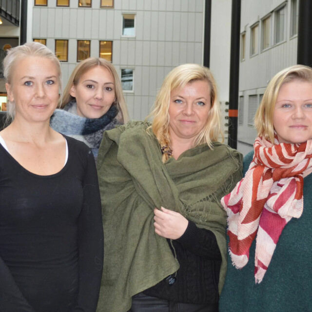 FORBILDER: Yrkesfaglærerstudentene ved OsloMet vil være gode forbilder og få inn bedre informasjon om yrkesfag fra ungdomsskolen. F.v. Rakel Eidsaa, Linda Fagerheim, Silje Therese Hansen. KAtrine L. Olsen, Tone Sell og Halvor Spetalen. FORBILDER: Yrkesfaglærerstudentene ved OsloMet vil være gode forbilder og få inn bedre informasjon om yrkesfag fra ungdomsskolen. F.v. Rakel Eidsaa, Linda Fagerheim, Silje Therese Hansen. KAtrine L. Olsen, Tone Sell og Halvor Spetalen.