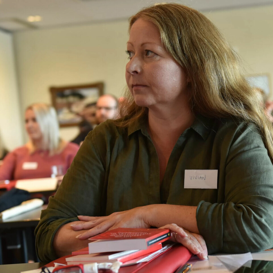 Vivian Jacobsen leder frisørforeningen i Fagforbundet. Vivian Jacobsen leder frisørforeningen i Fagforbundet.