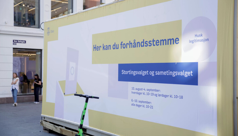 Svært mange har allerede forhåndsstemt. Svært mange har allerede forhåndsstemt.
