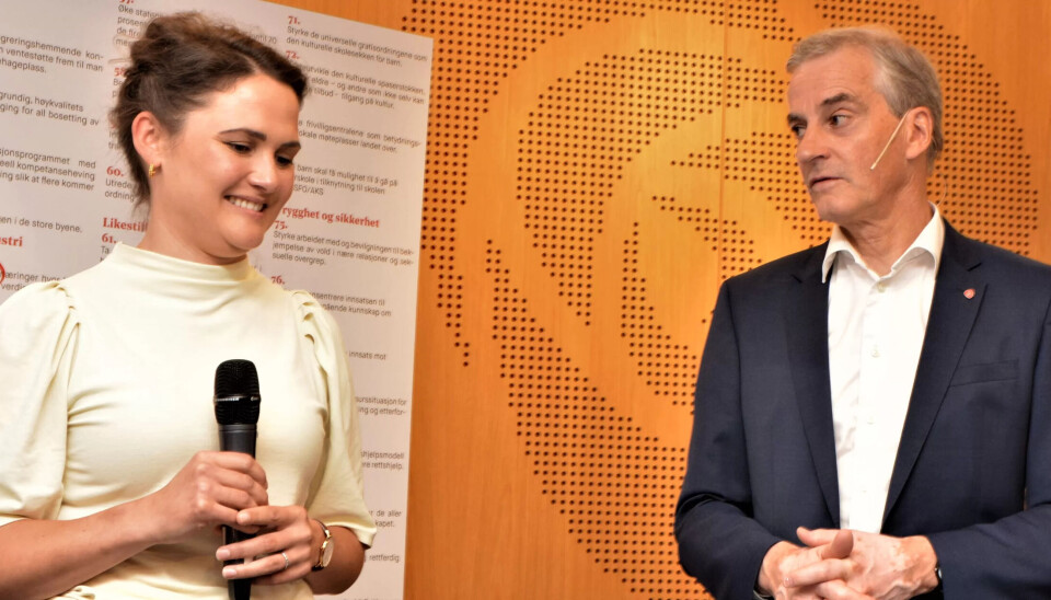 Kari Nessa Nordtun kan bli ordfører for Arbeiderpartiet i Stavanger. Her fra den halvårige pressekonferansen til Jonas Gahr Støre. Kari Nessa Nordtun kan bli ordfører for Arbeiderpartiet i Stavanger. Her fra den halvårige pressekonferansen til Jonas Gahr Støre.