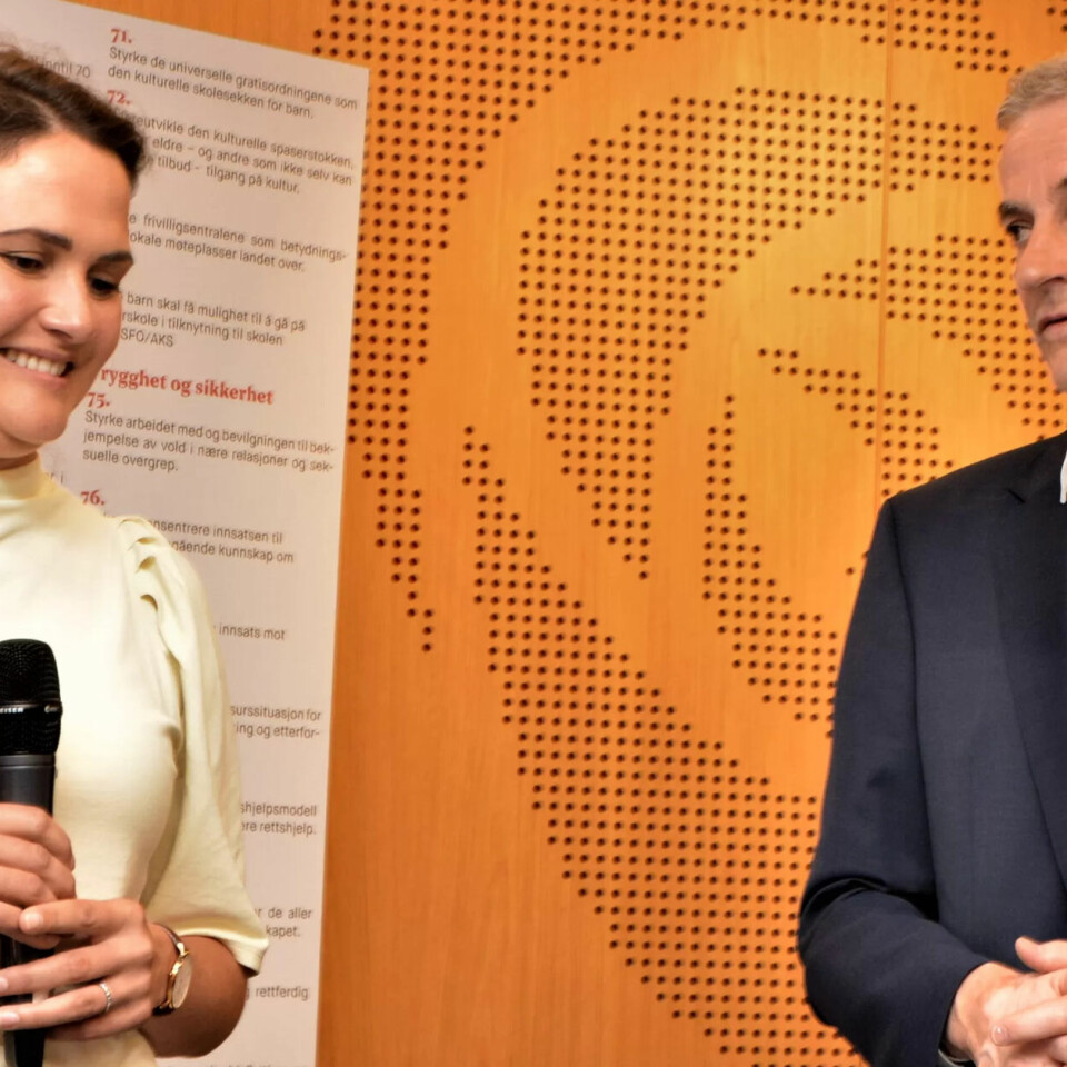 Kari Nessa Nordtun kan bli ordfører for Arbeiderpartiet i Stavanger. Her fra den halvårige pressekonferansen til Jonas Gahr Støre. Kari Nessa Nordtun kan bli ordfører for Arbeiderpartiet i Stavanger. Her fra den halvårige pressekonferansen til Jonas Gahr Støre.
