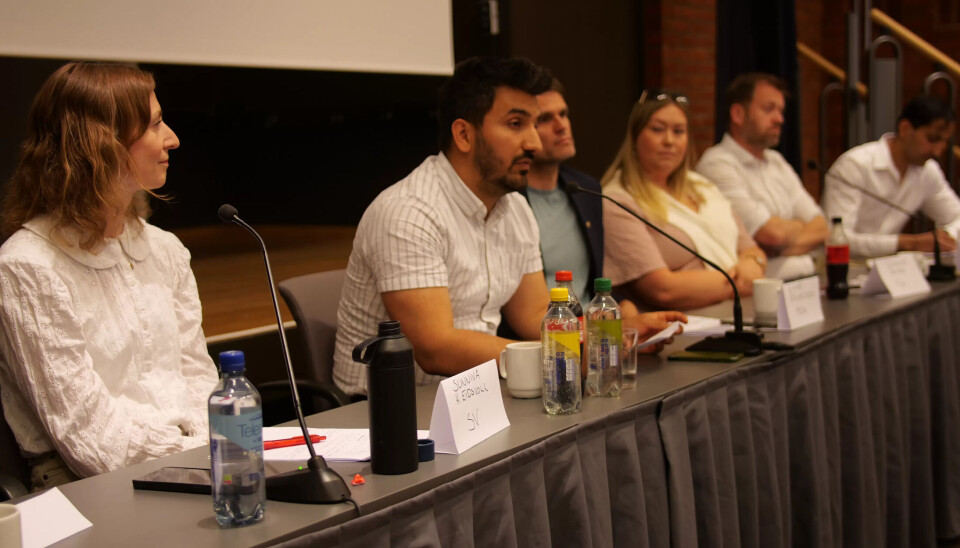DEBATTMØTE: Fagforbundet Oslo arrangerte valgkampdebatt om privatisering nyleg. Det var over 120 tillisvalde tilstades, samt representantar for dei største partia i Oslo. DEBATTMØTE: Fagforbundet Oslo arrangerte valgkampdebatt om privatisering nyleg. Det var over 120 tillisvalde tilstades, samt representantar for dei største partia i Oslo.