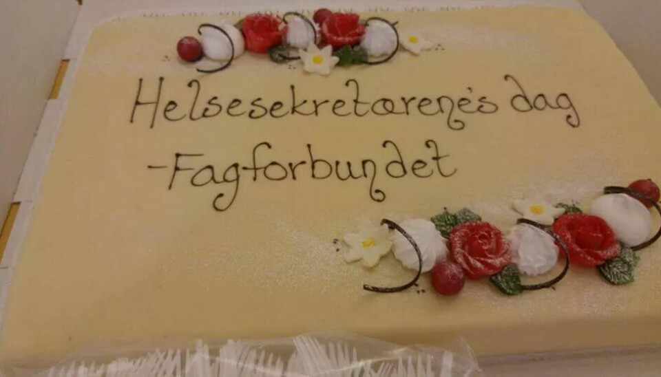 KAKE-OPPMERKSOMHET: Fagforbundet Helse Bergen vet å sette pris på de ulike medlemsgruppene sine. KAKE-OPPMERKSOMHET: Fagforbundet Helse Bergen vet å sette pris på de ulike medlemsgruppene sine.