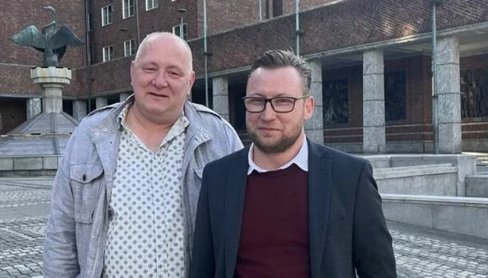 Leder i Fagforbundet Oslo Roger Dehlin og leder i LO Kommune Oslo Per Egil Johansen i de ansattes forhandlingsdelegasjon. Leder i Fagforbundet Oslo Roger Dehlin og leder i LO Kommune Oslo Per Egil Johansen i de ansattes forhandlingsdelegasjon.