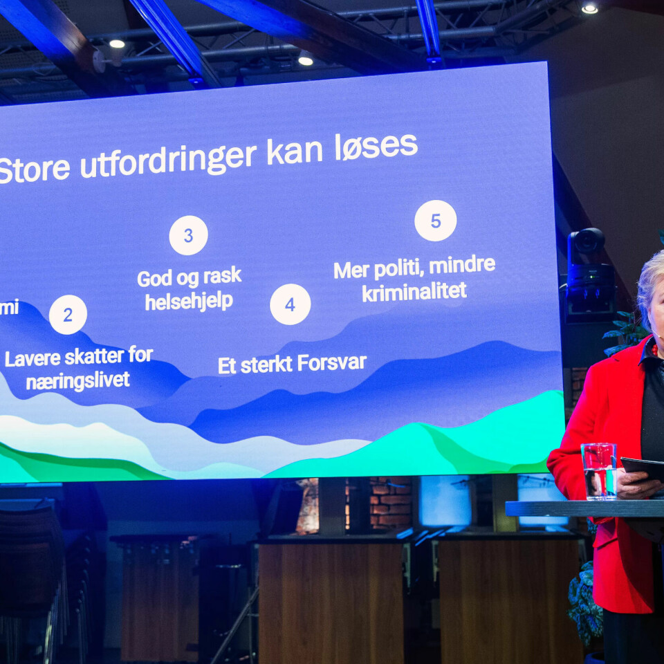 Høyre la fram sitt alternative budsjett onsdag. Høyre la fram sitt alternative budsjett onsdag.