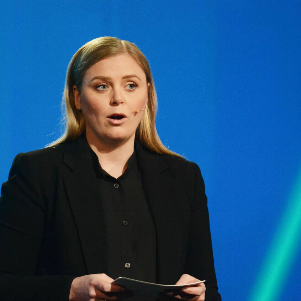 VOLDSOMT: Høyres Tina Bru sier at oljepengebruken øker voldsomt mye. VOLDSOMT: Høyres Tina Bru sier at oljepengebruken øker voldsomt mye.