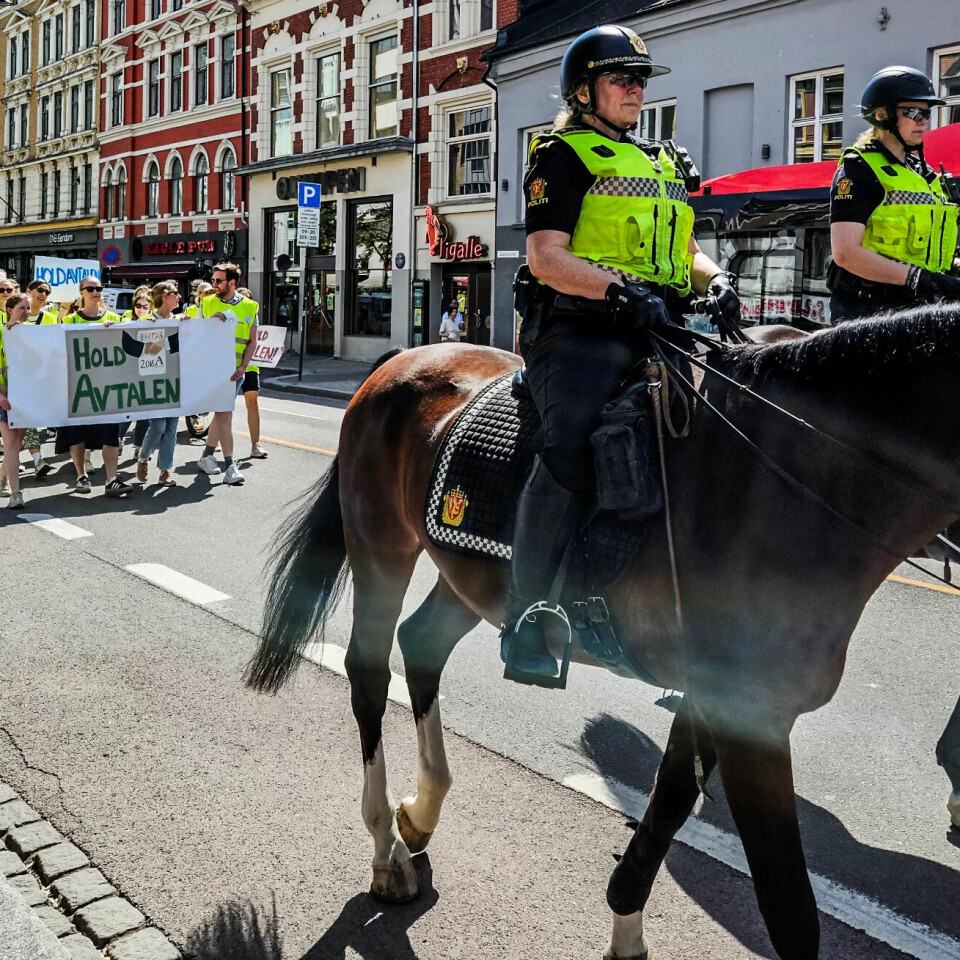 Streiken i statsoppgjøret i mai ble avsluttet med lønnsnemnd. Her fra Akademikernes demonstrasjon under streiken. Streiken i statsoppgjøret i mai ble avsluttet med lønnsnemnd. Her fra Akademikernes demonstrasjon under streiken.
