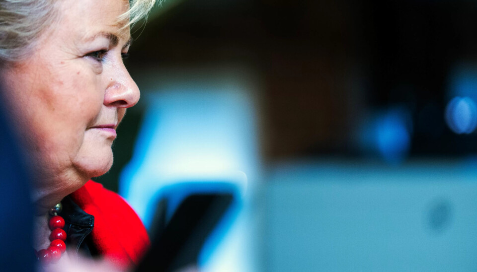 Høyre vil kutte i fagforeningsfradraget. – Husk at alle som får kutt i fagforeningsfradraget, vil få mer i skattelette, sier Erna Solberg. Høyre vil kutte i fagforeningsfradraget. – Husk at alle som får kutt i fagforeningsfradraget, vil få mer i skattelette, sier Erna Solberg.