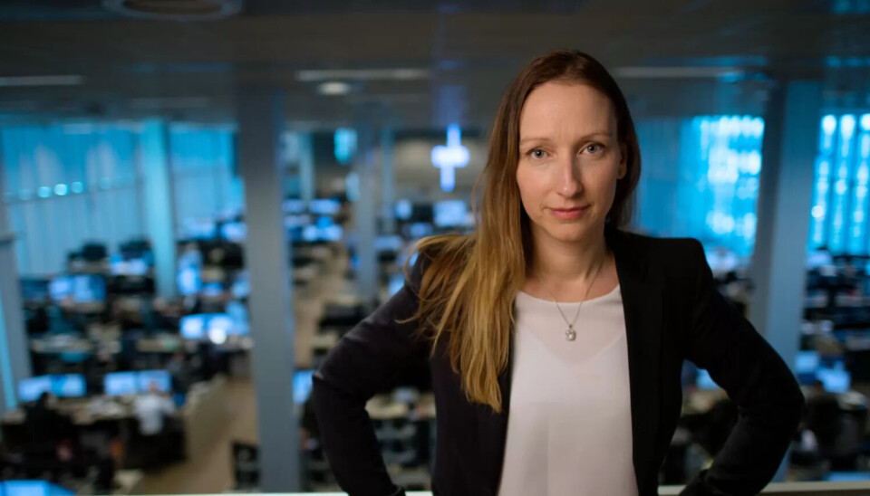 ROLIG: Kjersti Haugland er ikke bekymret for renten. ROLIG: Kjersti Haugland er ikke bekymret for renten.