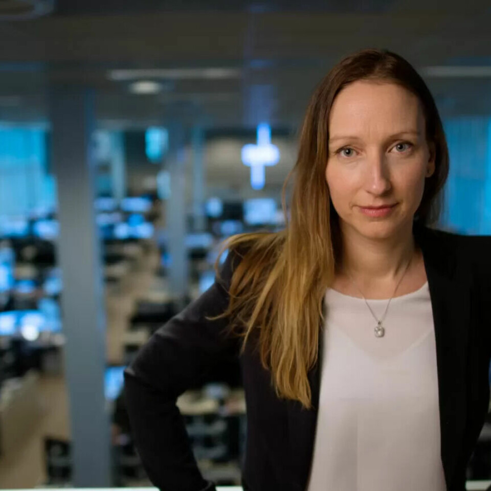 ROLIG: Kjersti Haugland er ikke bekymret for renten. ROLIG: Kjersti Haugland er ikke bekymret for renten.