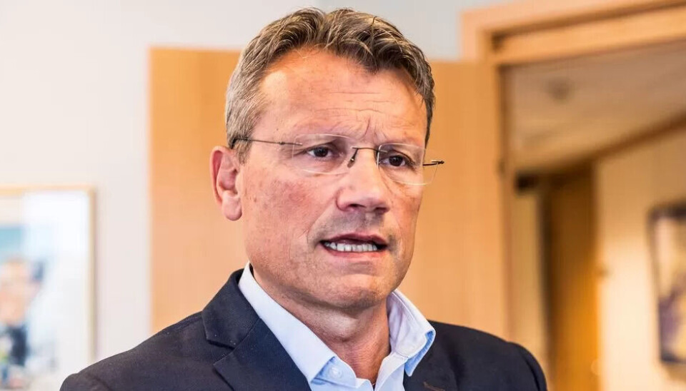 FORBANNET: LO Stats leder Egil André Aas. FORBANNET: LO Stats leder Egil André Aas.