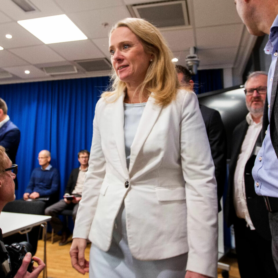 Arbeids- og sosialminister Anniken Hauglie. Arbeids- og sosialminister Anniken Hauglie.