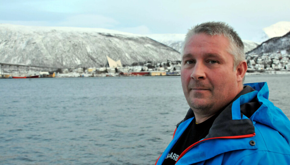 Geir Ingebrigtsen, leder for Tromsø Havne- og Transportarbeiderforening venter støttespillere fra både inn- og utland til blokadene fra 22. februar til 4. mars. Geir Ingebrigtsen, leder for Tromsø Havne- og Transportarbeiderforening venter støttespillere fra både inn- og utland til blokadene fra 22. februar til 4. mars.