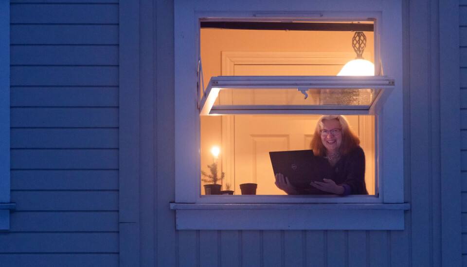 Hanne Bjerkes kontor er flyttet til firemannsboligen i Holmestrand. Hanne Bjerkes kontor er flyttet til firemannsboligen i Holmestrand.