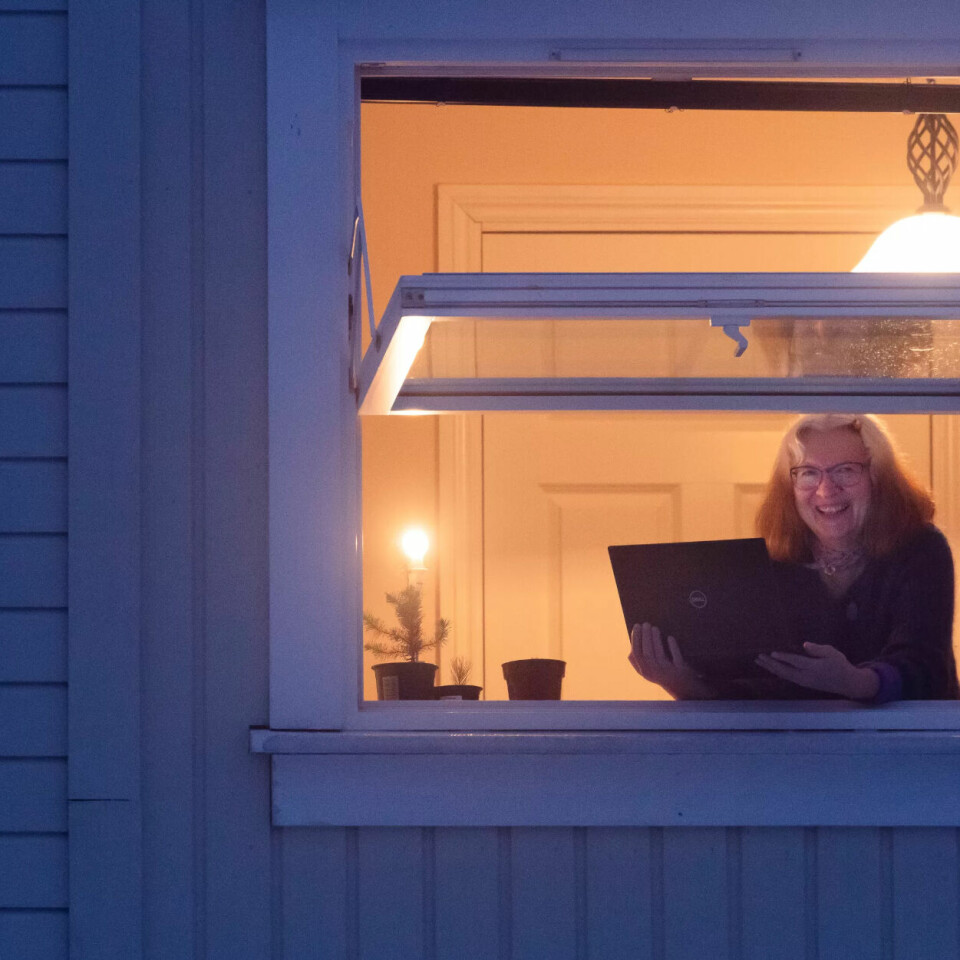 Hanne Bjerkes kontor er flyttet til firemannsboligen i Holmestrand. Hanne Bjerkes kontor er flyttet til firemannsboligen i Holmestrand.