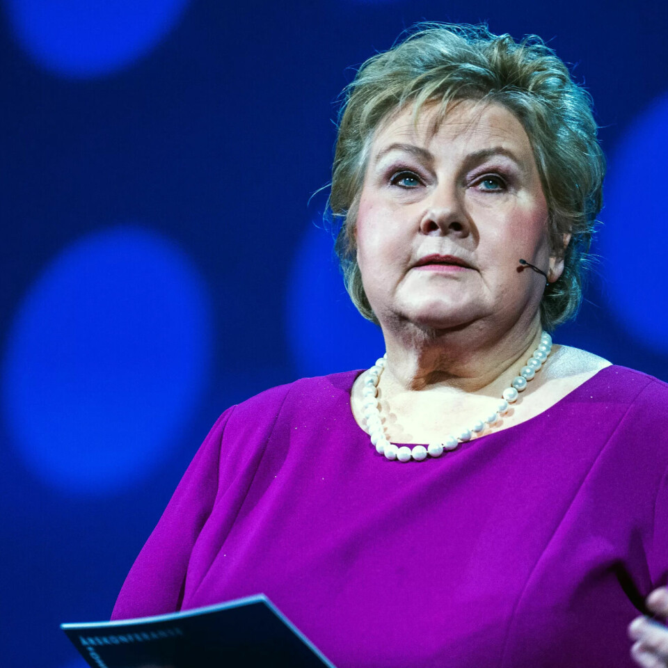 Høyres leder Erna Solberg. Høyres leder Erna Solberg.