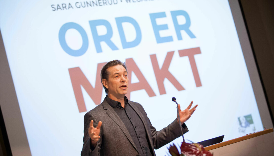 FORFATTER: Wegard Harsvik har blant annet skrevet bok om høyresidens maktspråk. FORFATTER: Wegard Harsvik har blant annet skrevet bok om høyresidens maktspråk.