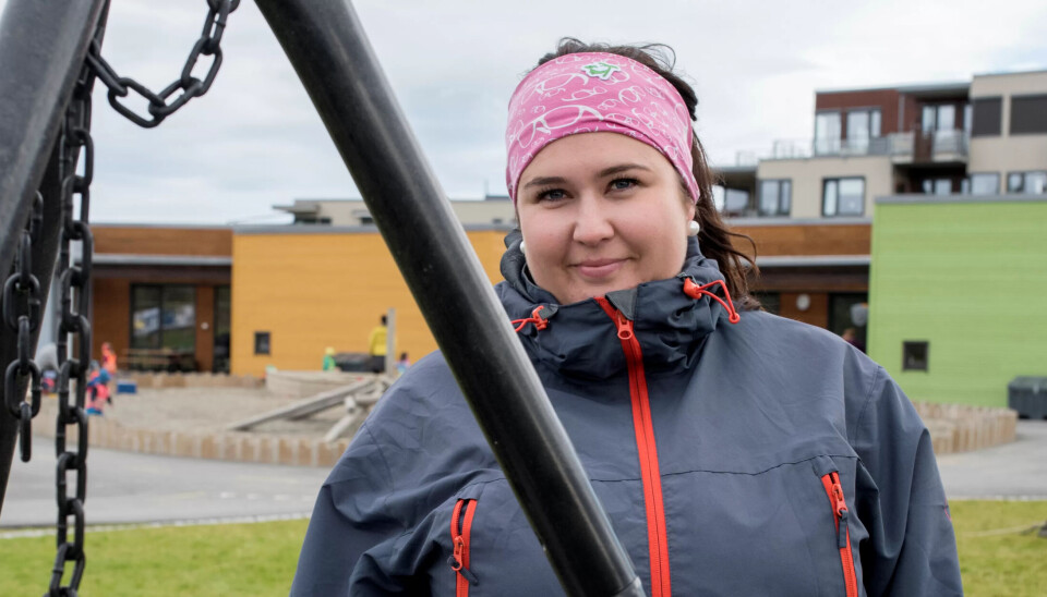 TRYGGARE: Anja Paulsen Malvik er glad ho er på veg mot full stilling i barnehagen. TRYGGARE: Anja Paulsen Malvik er glad ho er på veg mot full stilling i barnehagen.