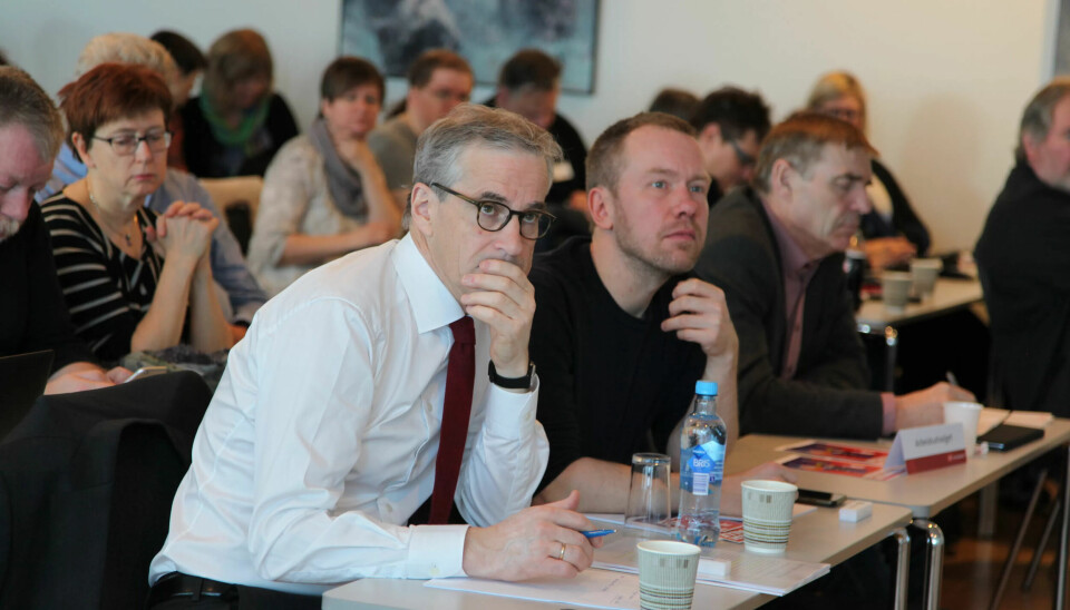 FAGPOLITISK: Jonas Gahr Støre lovet landsstyret tidenes fagpolitiske valgkamp. FAGPOLITISK: Jonas Gahr Støre lovet landsstyret tidenes fagpolitiske valgkamp.