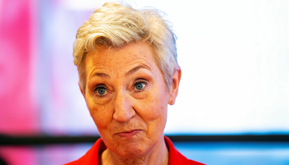 LO-leder Peggy Hessen Følsvik er klar for kamp. LO-leder Peggy Hessen Følsvik er klar for kamp.