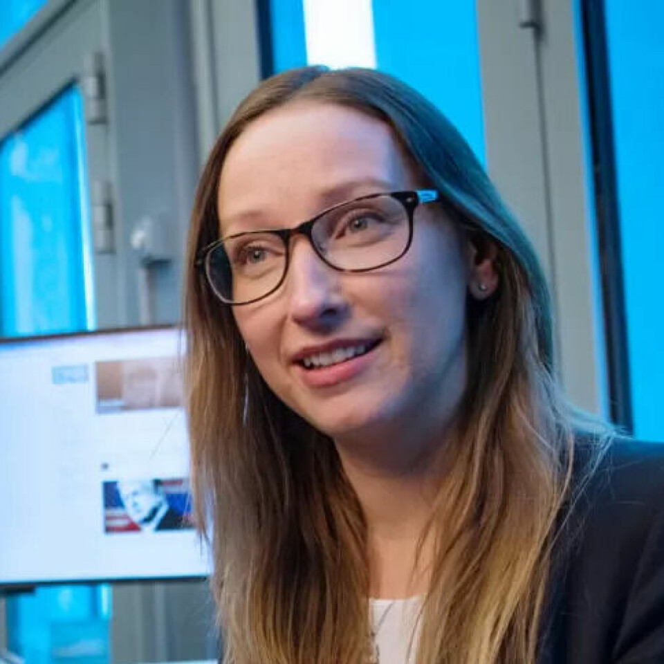 Den svake krona er gode nyheter for eksportindustrien, sier sjeføkonom Kjersti Haugland i DNB Markets. – Det gir grunnlag for at de ansatte skal få økt sine lønninger. Den svake krona er gode nyheter for eksportindustrien, sier sjeføkonom Kjersti Haugland i DNB Markets. – Det gir grunnlag for at de ansatte skal få økt sine lønninger.