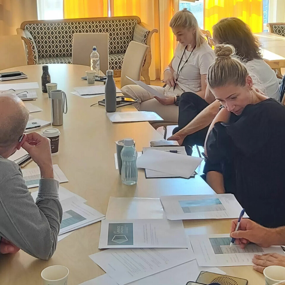 Forbedringsarbeid: Enhetsleder og ansatte på Lovisenberg diakonale sykehus er på workshop for å lære om prinsippene i Magnet4Europe-prosjektet. Forbedringsarbeid: Enhetsleder og ansatte på Lovisenberg diakonale sykehus er på workshop for å lære om prinsippene i Magnet4Europe-prosjektet.
