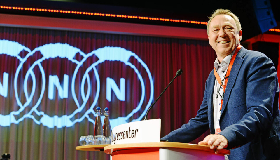 IKKETEMA: NNN-leder Jan-Egil Pedersen på Landsmøtet 2017. Sekstimersdag ble ikke tatt opp. IKKETEMA: NNN-leder Jan-Egil Pedersen på Landsmøtet 2017. Sekstimersdag ble ikke tatt opp.