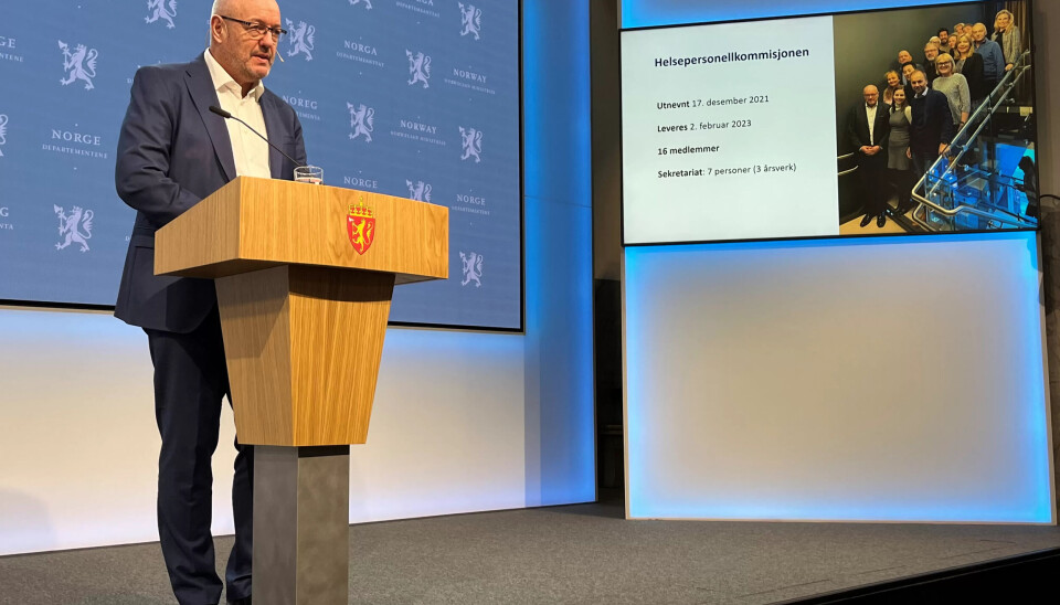 Helspersonellkommisjonens leder Gunnar Bovim Helspersonellkommisjonens leder Gunnar Bovim