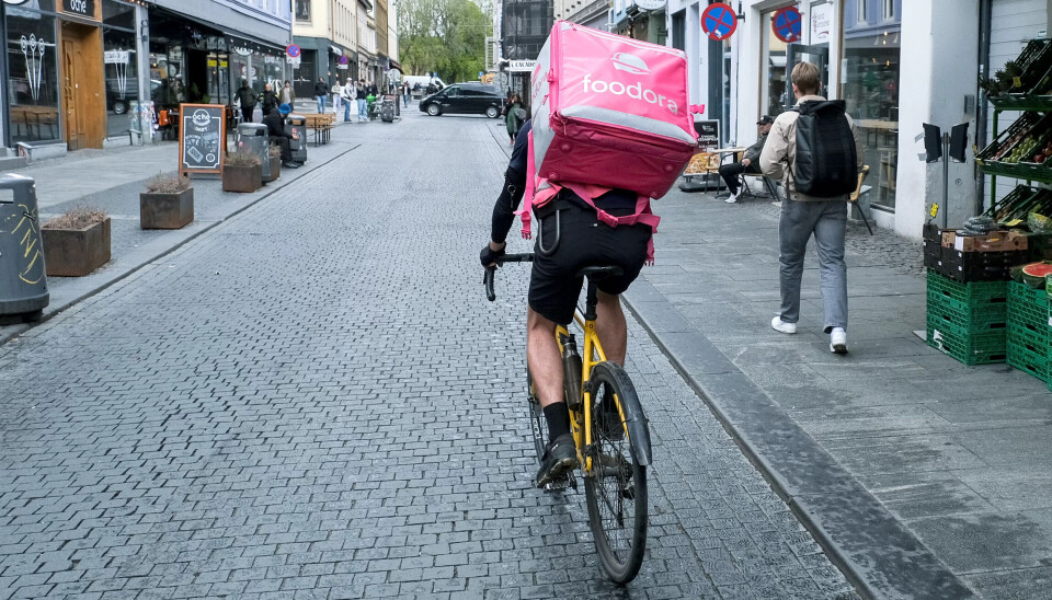 Sykkelbud, som i Foodora, blir berørt av de nye endringene fra nyttår. Sykkelbud, som i Foodora, blir berørt av de nye endringene fra nyttår.