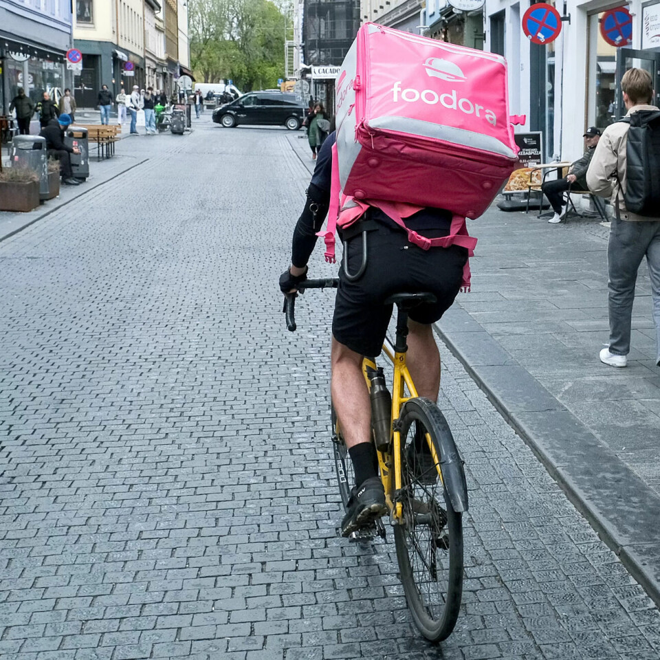 Sykkelbud, som i Foodora, blir berørt av de nye endringene fra nyttår. Sykkelbud, som i Foodora, blir berørt av de nye endringene fra nyttår.