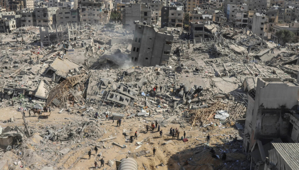 GAZA: Området rundt Shifa-sykehuset i Gaza by er fullstendig ødelagt etter en israelsk operasjon der. GAZA: Området rundt Shifa-sykehuset i Gaza by er fullstendig ødelagt etter en israelsk operasjon der.