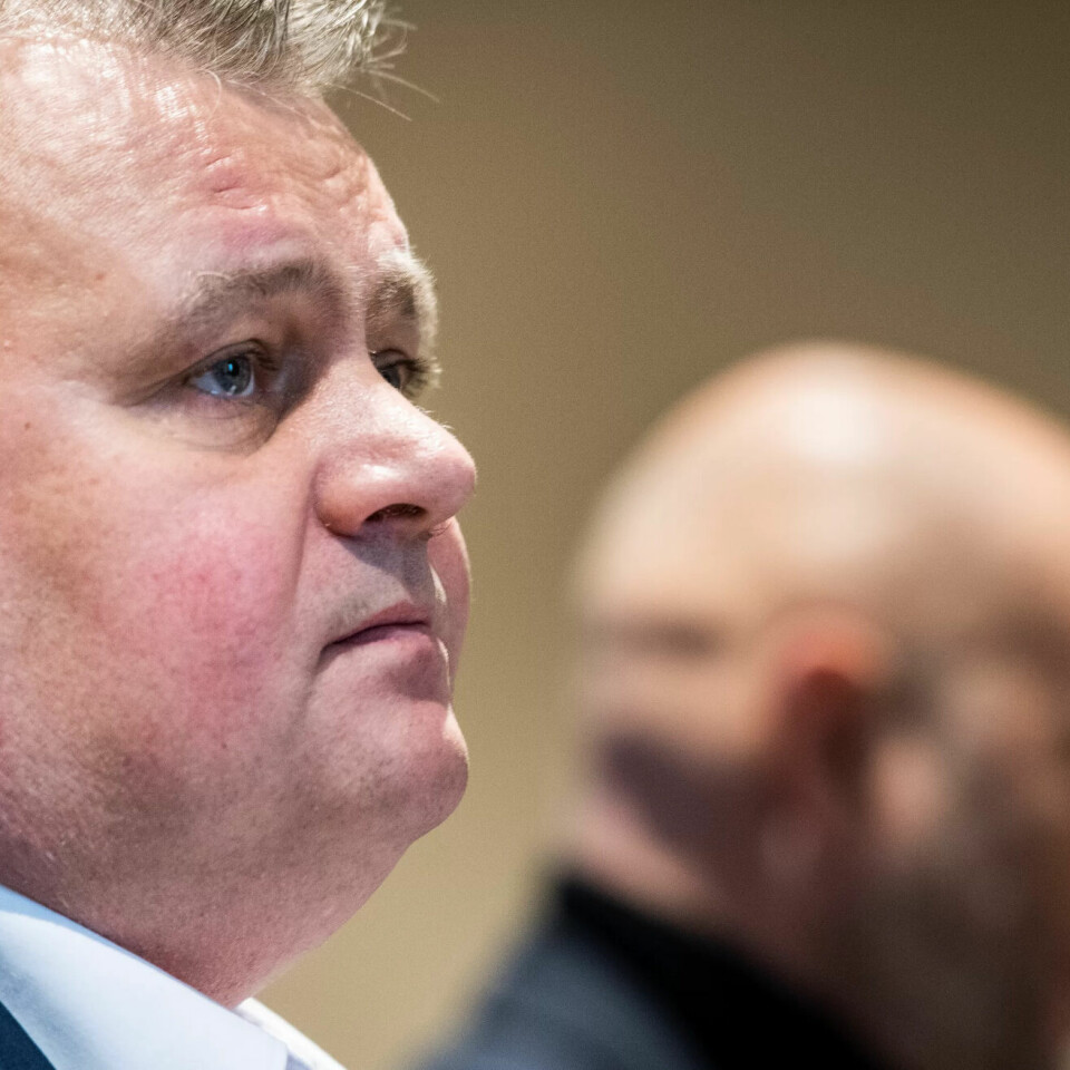 – Det ikke er mulig å forhandle videre under den alvorlige situasjonen Norge nå opplever, sier Jørn Eggum. – Det ikke er mulig å forhandle videre under den alvorlige situasjonen Norge nå opplever, sier Jørn Eggum.