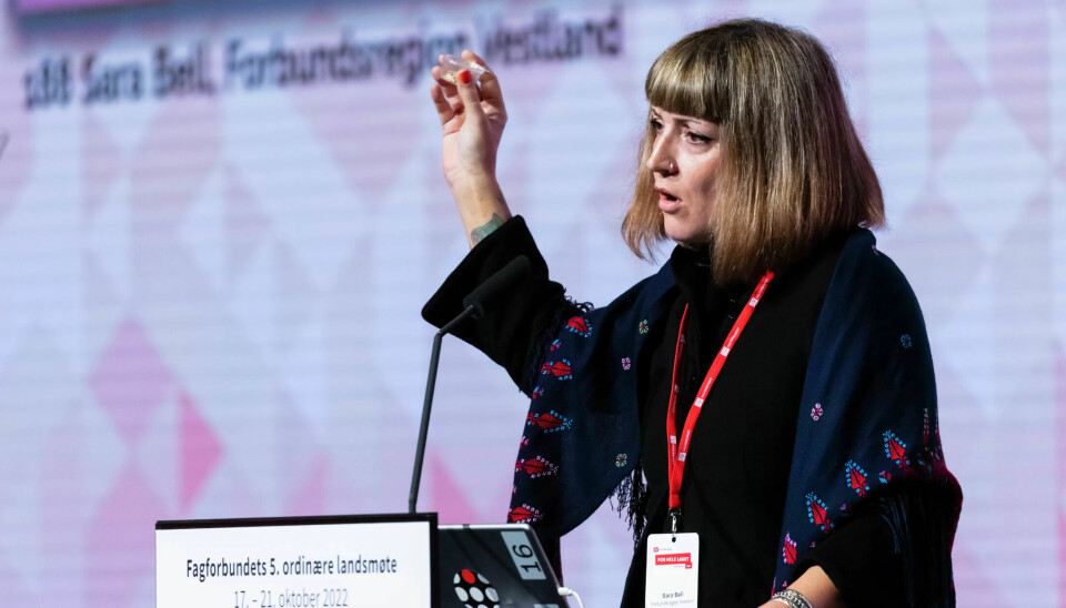VÅPEN: Sara Bell ønskar blant anna både politiske vedtak og ei gransking som sikrar at norske våpen ikkje ender opp å bli brukt i krigen mellom Hamas og Israel eller til okkupasjonen av Vestbredda og Gaza. VÅPEN: Sara Bell ønskar blant anna både politiske vedtak og ei gransking som sikrar at norske våpen ikkje ender opp å bli brukt i krigen mellom Hamas og Israel eller til okkupasjonen av Vestbredda og Gaza.
