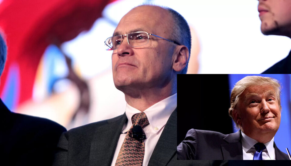 ARBEIDSMINISTER: Adrew Puzder er utdanna advokat og har vore aktiv abortmotstandar. Han donerte 300.000 dollar til kampanja til Donald Trump. Han har årsløner på over 80 millioner kroner medan fleire av arbeidarane i selskapa han er adm dir for, må ha sosialstøtte for å overleve. ARBEIDSMINISTER: Adrew Puzder er utdanna advokat og har vore aktiv abortmotstandar. Han donerte 300.000 dollar til kampanja til Donald Trump. Han har årsløner på over 80 millioner kroner medan fleire av arbeidarane i selskapa han er adm dir for, må ha sosialstøtte for å overleve.