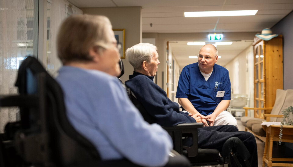 Berit Donsoig (89) og Kjell Storøy (88) er beboere ved Nordseterhjemmet. Berit Donsoig (89) og Kjell Storøy (88) er beboere ved Nordseterhjemmet.