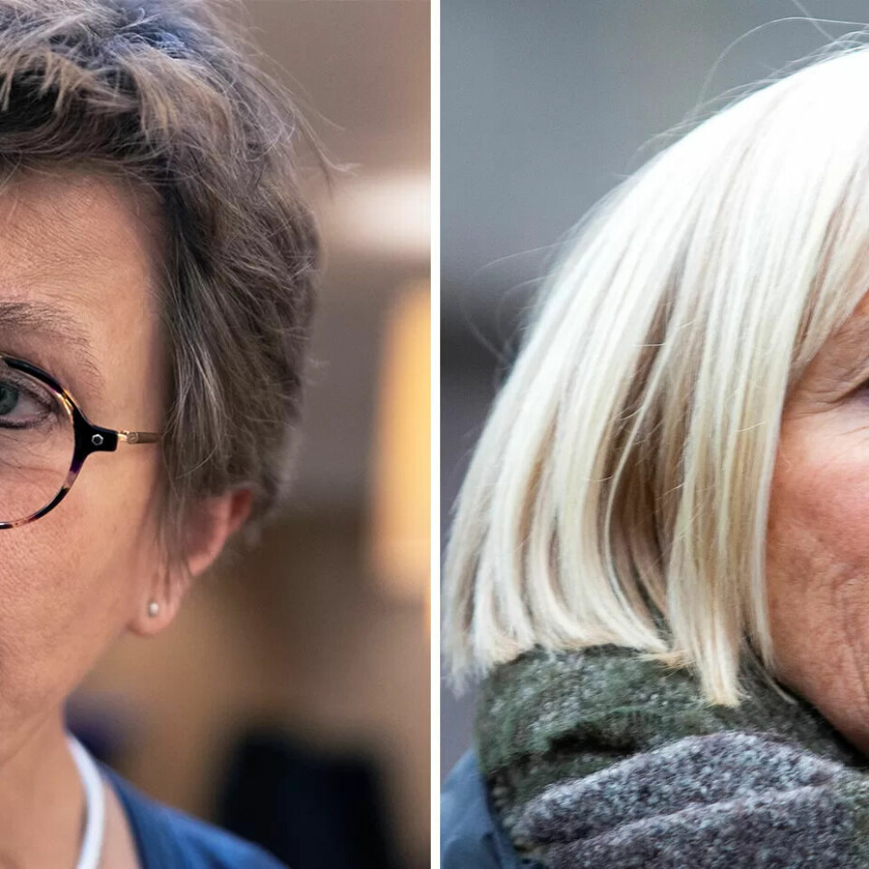 I KLINSJ: Unio-leiar Ragnhild Lied (til høgre) svarer på påstander frå Fagforbundet-leiar Mette Nord. I KLINSJ: Unio-leiar Ragnhild Lied (til høgre) svarer på påstander frå Fagforbundet-leiar Mette Nord.
