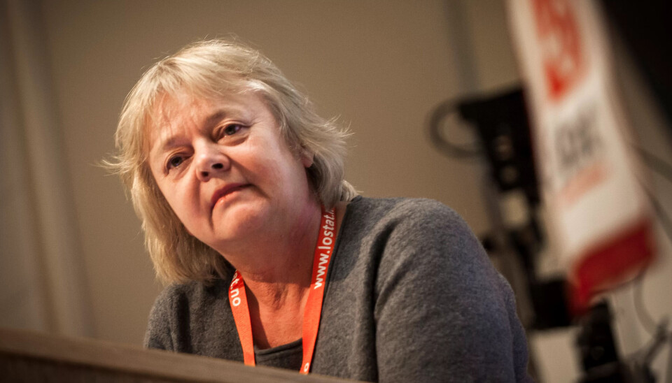 BRA STØTTE: Når FO her ved forbundsleder Mimmi Kvisvik, har hatt behov for det, har det vært uproblematisk å få lån fra LO. BRA STØTTE: Når FO her ved forbundsleder Mimmi Kvisvik, har hatt behov for det, har det vært uproblematisk å få lån fra LO.